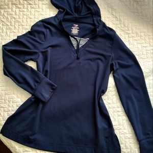 Danskin hoodie. Navy. New. Size Large.